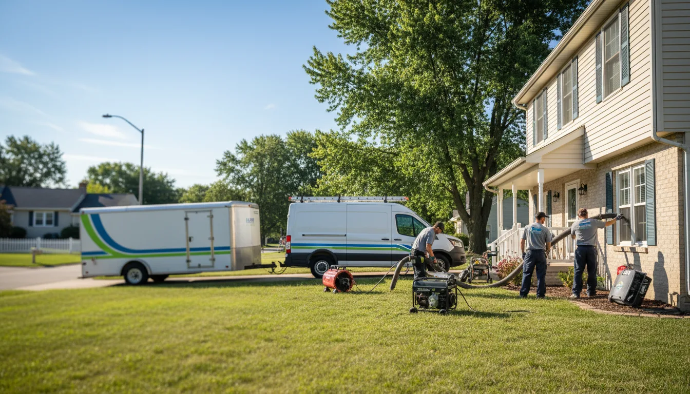 Flooded Basement Restoration And Cleanup With Repair in Waldorf, MN near me